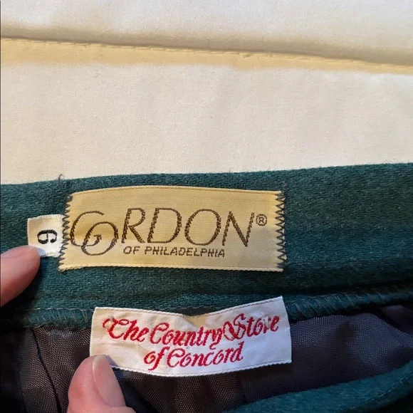 Dark Green Wool pants - Picture 2 of 10